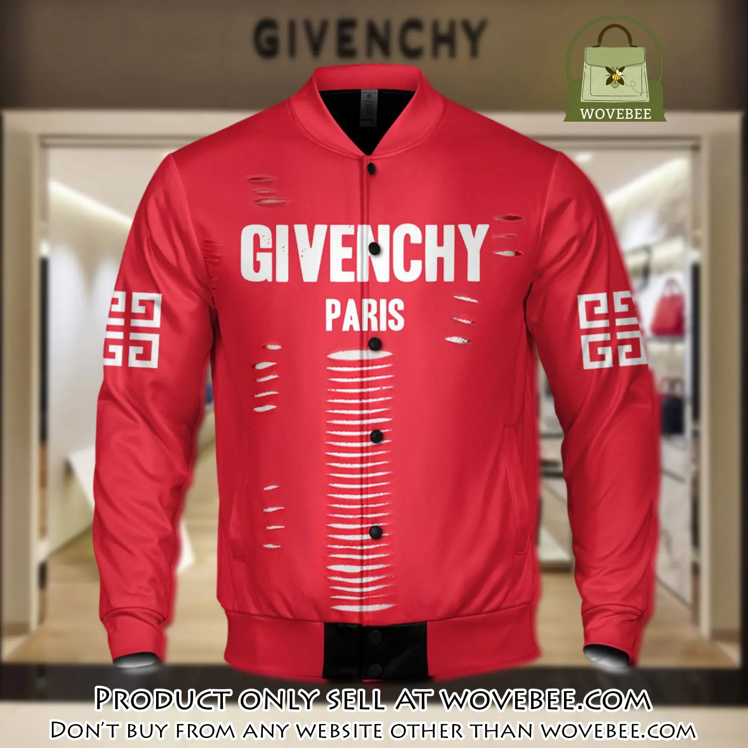 Luxury givenchy varsity premium baseball jacket bjv1047 wvb0748751